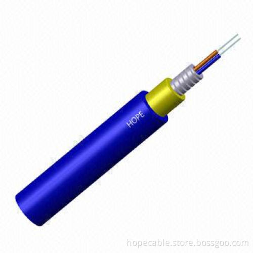 G.652/G.655 50/125 62.5/125 2-Fiber Round Armoured Fiber-optic Cable, Single/Multimode